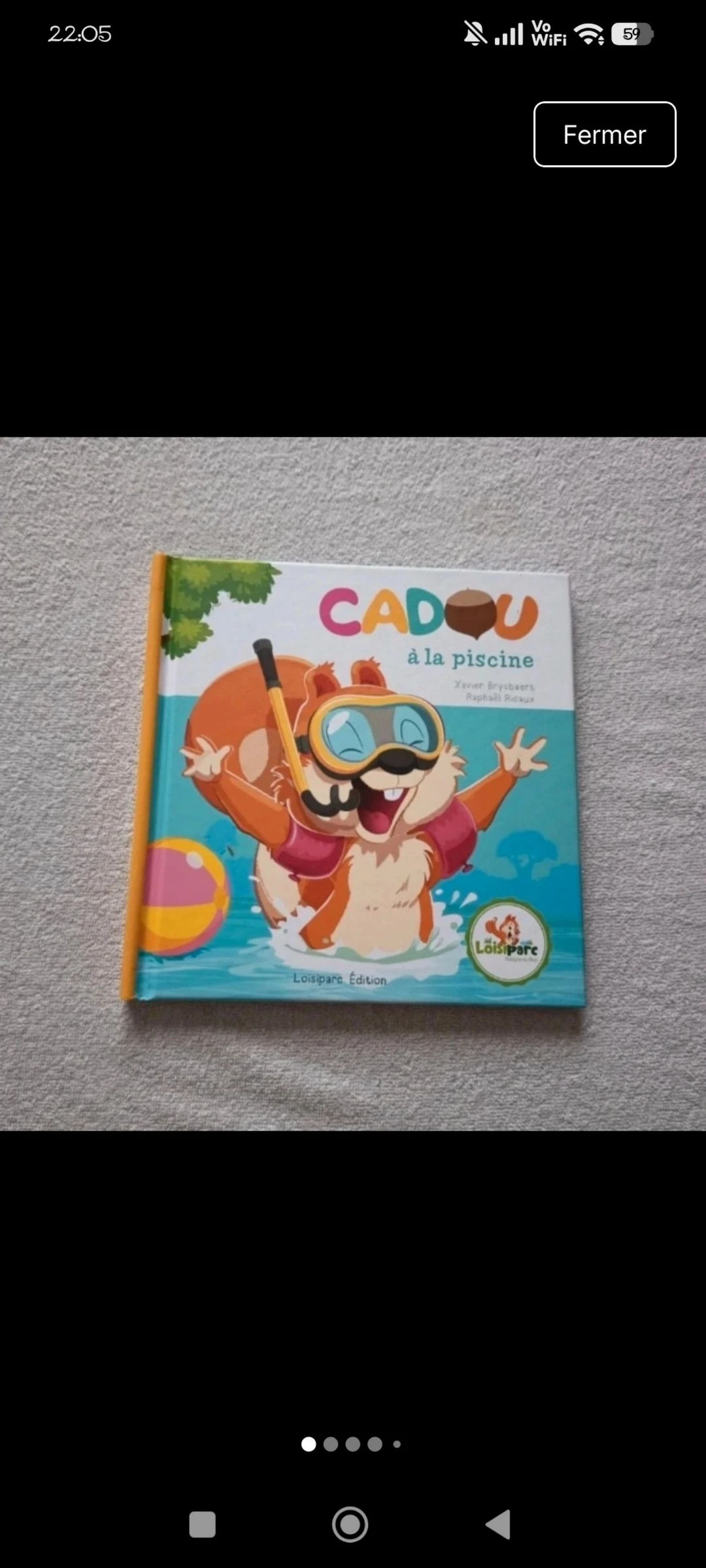 Children's book "Cadou at the Pool" - Loisiparc Edition – photo 2